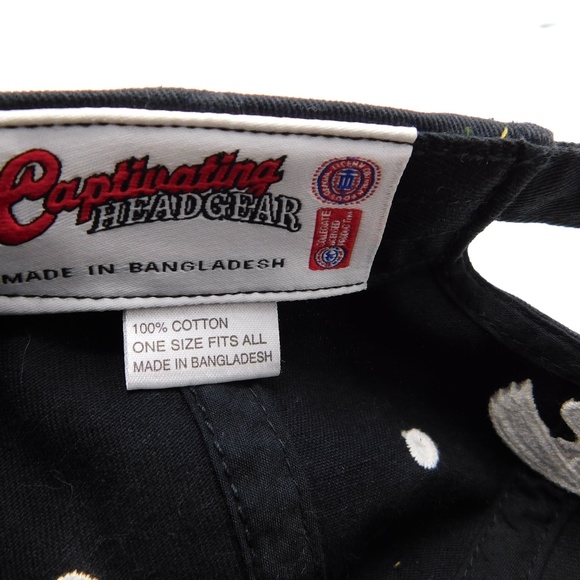 Iowa Hawkeyes Hat Cap Strapback Black - Picture 8 of 8